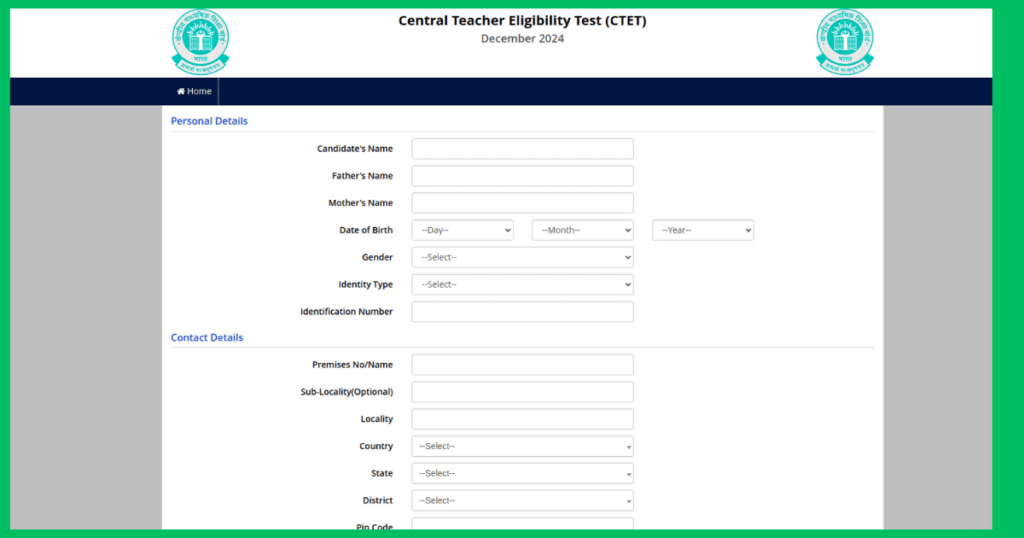 ctet 2024 exam apply hindi