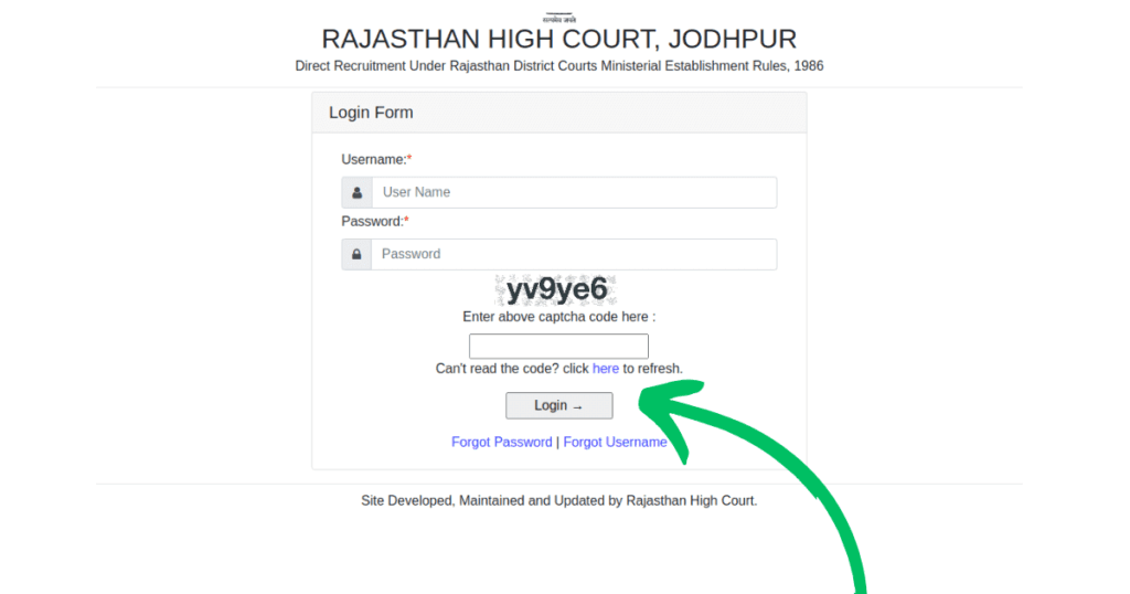 rajsthan high court stenographer grade apply online 